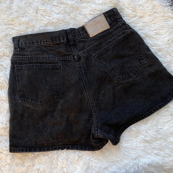Vintage Black Mom Shorts 80s - Picture 1 of 9